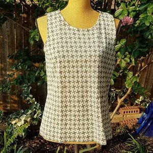 Alfani Patterned Sleeveless Pullover